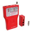 LOGILINK Tester di Rete per Cavi Firewire RJ45 Cat. 5 e 6, ISDN, USB e BNC