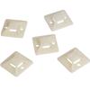 LOGILINK Supporto Autoadesivo 28x28 mm per Fascette 100 Pz Beige