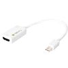 TECHLY Adattatore Mini DisplayPort (Thunderbolt) 1.2 / HDMI 15cm Bianco