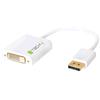 TECHLY Adattatore DisplayPort 1.2 Maschio / DVI Femmina 15cm Bianco