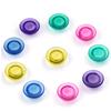 TECHLY Calamite per Lavagna Magnetica Magneti Trasparenti Colorati 10 pz