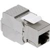 INTELLINET Frutto Keystone RJ45 Cat6A 10Gigabit STP 180&deg; Toolless