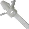 TECHLY Fascette Fermacavi con Innesto Rapido 200x4,8mm in Nylon 100pz Bianco