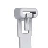 TECHLY Fascette Fermacavi Riutilizzabili 300x7,6mm in Nylon 100pz Bianco