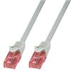 INTELLINET Cavo di Rete Patch in Rame Cat.6 Grigio U/UTP LSZH 2m