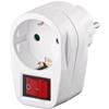 GOOBAY Adattatore con Presa Schuko CEE 7/4 con Interruttore Bianco