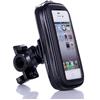 TECHLY NP Custodia Impermeabile per Smartphone da Bici fino a 5 pollici