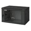 INTELLINET Armadio Rack 19'' a muro 9 unit&agrave; sezione unica prof. 600mm Nero