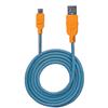 MANHATTAN Cavo Micro USB Guaina Intrecciata USB/MicroUsb 1.8m Blu/Arancione