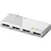 TECHLY Mini Hub USB Hi Speed 4 Porte Bianco