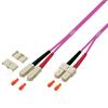 TECHLY PROFESSIONAL Cavo Fibra Ottica Multimodale OM4 SC/SC 50/125 1 m