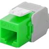 GOOBAY Frutto Keystone RJ45 Cat6A UTP 500MHz Verde