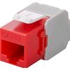 GOOBAY Frutto Keystone RJ45 Cat6A UTP 500MHz Rosso