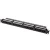 LOGILINK Pannello Patch 24 Posti 1HE Cat.6 UTP Nero