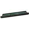 LOGILINK Pannello Patch 24 Posti 1HE Cat.6 Classe E UTP Nero