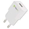 TECHLY Alimentatore da Rete Italiana 1 porta USB 5V/2.1A Bianco