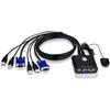 ATEN Switch KVM USB VGA a 2 porte, CS22U