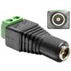 DELOCK Adattatore Alimentazione Plug DC 2.5 x 5.5 mm Femmina Terminal Block 2 pin