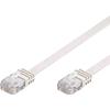INTELLINET Cavo di Rete Patch Piatto in Rame Cat.6 UTP 5m Bianco