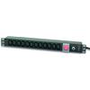 TECHLY PROFESSIONAL Multipresa 12 Posti VDE da Rack 19'' con Interruttore Spina C20 1U