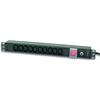 TECHLY PROFESSIONAL Multipresa 10 Posti VDE da Rack 19'' con Interruttore Spina C14 1U