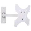 TECHLY Supporto a muro per TV LED LCD 19 - 37'' inclinabile 2 snodi bianco