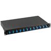 INTELLINET Cassetto Ottico 19'' con 12 bussole SC Simplex Monomodale Nero