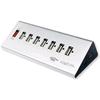 LOGILINK Hub USB 8 Porte in Alluminio con Ricarica Veloce