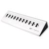 LOGILINK Hub USB 11 Porte in Alluminio con Ricarica Veloce