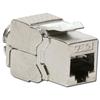 INTELLINET Frutto Keystone RJ45 Cat6A 10Gigabit STP 180&deg; Tooless Slim