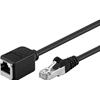 INTELLINET Prolunga di rete Patch in Rame F/UTP Cat. 5e 5m Nero