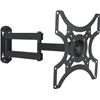 TECHLY Supporto a Muro per TV LED LCD 19-37'' Full-Motion Nero
