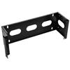 TECHLY PROFESSIONAL Staffa di Montaggio da Muro 19'' Easyline 4U con 3 Fori Nero