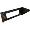 TECHLY PROFESSIONAL Staffa di Montaggio da Muro Verticale 19'' Easyline 4U Nero