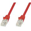 TECHLY PROFESSIONAL Cavo di rete Patch in CCA Cat.5E Rosso UTP 20m