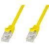 TECHLY PROFESSIONAL Cavo di rete Patch in CCA Cat.6 Giallo UTP 5m