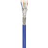 GOOBAY Matassa S/FTP Cavo Cat.7A+ Rame 100m Rigido PIMF B2ca Blu