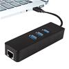 ADATTATORE USB3.0 Ethernet LAN 1Gigabit con Hub 3 porte