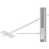 TECHLY Fascette Fermacavi 100x2,5mm con Targhetta 25x8mm 100 pz Bianco