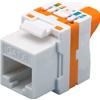 TECHLY PROFESSIONAL Frutto Keystone RJ45 Cat.6 UTP Tooless