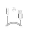 CAVO USB-C MAGNETICO ULTRARESISTENTE COLORE SILVER