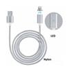 CAVO LIGHTNING MAGNETICO ULTRARESISTENTE PER IPHONE 5 / 5S 6 / 6S 7 / 7S IPAD COLORE SILVER