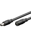 GOOBAY Cavo Prolunga di Alimentazione DC 2.1 mm 10m Nero