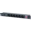 TECHLY PROFESSIONAL Multipresa 6 Posti da Rack 19'' con Interruttore 2xUSB Spina Italiana 1U