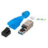 OEM Plug Cat.6A RJ45 Tooless Schermato con Copriconnettore