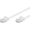 TECHLY PROFESSIONAL Cavo di Rete Patch Piatto in CCA Cat.5E Bianco UTP 3m