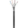 GOOBAY Matassa S/FTP Cavo Cat.6 PIMF LSZH Rame 100m Rigido Nero per esterno