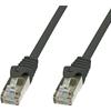 TECHLY PROFESSIONAL Cavo di rete Patch in rame Cat.6 Nero SFTP LSZH 1,5m
