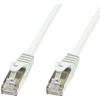 TECHLY PROFESSIONAL Cavo di rete Patch in rame Cat.6 Bianco SFTP LSZH 2m