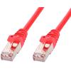 TECHLY PROFESSIONAL Cavo di rete Patch in rame Cat.6 Rosso SFTP LSZH 2m
